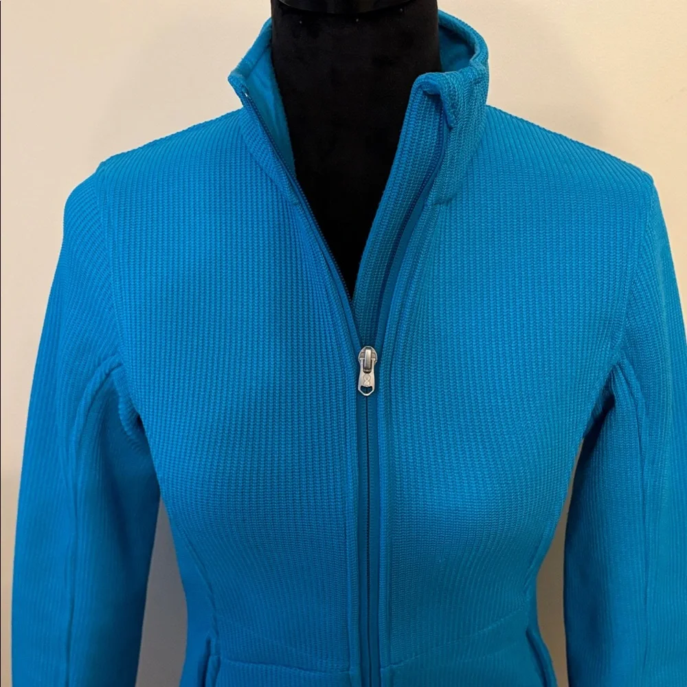 Spyder Core Sweater Full Zip Pullover Turquoise Women’s Size Small